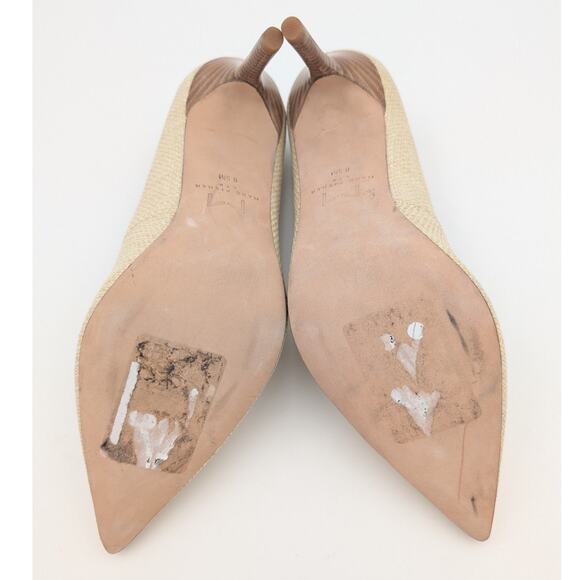 Marc Fisher Salley Pointed Toe Heel Pump Women's Natural Size US8.5M EU39 - Picture 8 of 9